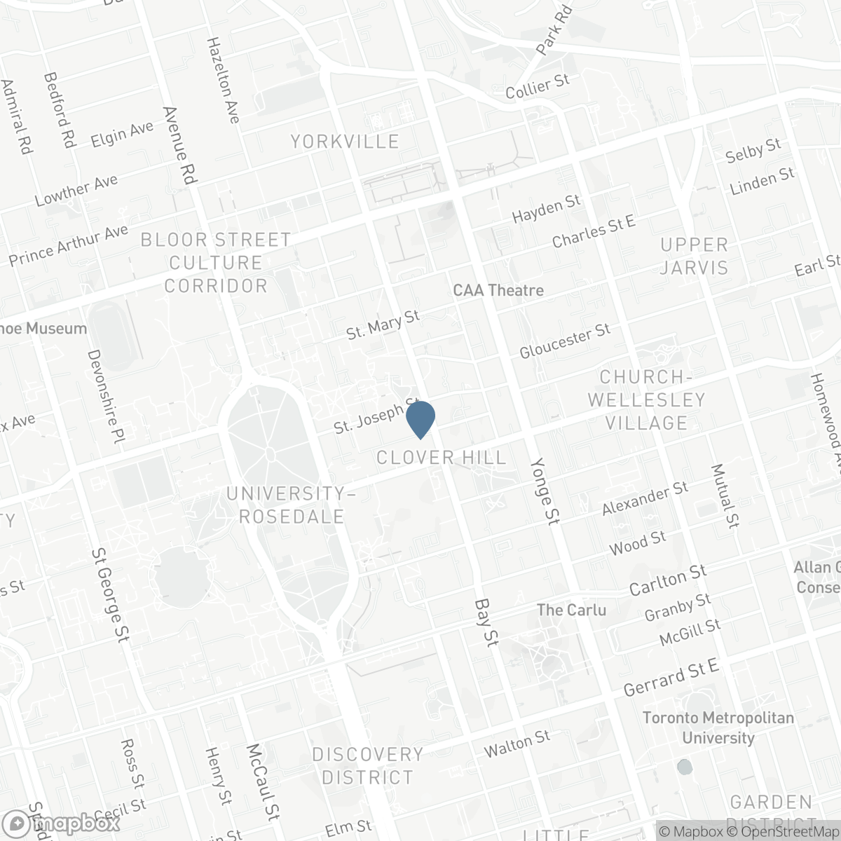 57 ST JOSEPH Street Unit# 206, Toronto, Ontario M5S 0C5